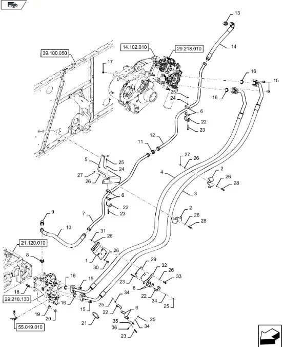 47474827 - Трубка гидравлическая